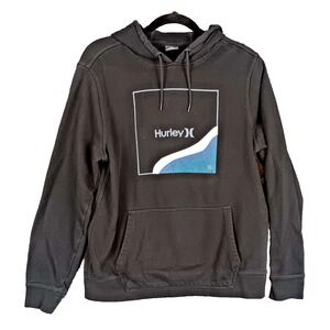 Hurley Men's Graphic Hoodie Jumper‎ Medium Black